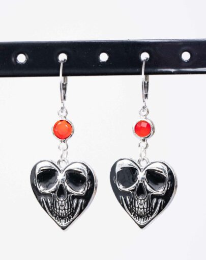 boucles d'oreilles ultra légères, création artisanale, inspiration rock